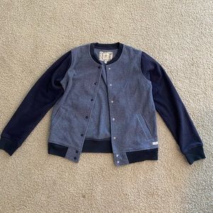Soft blue “baseball” jacket